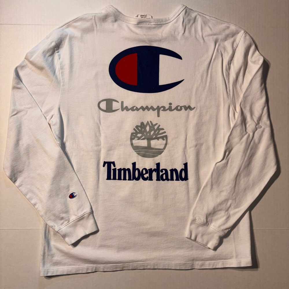 Champion Timberland Heritage Collab Long Sleeve Graphic T-shirt Men’s XL